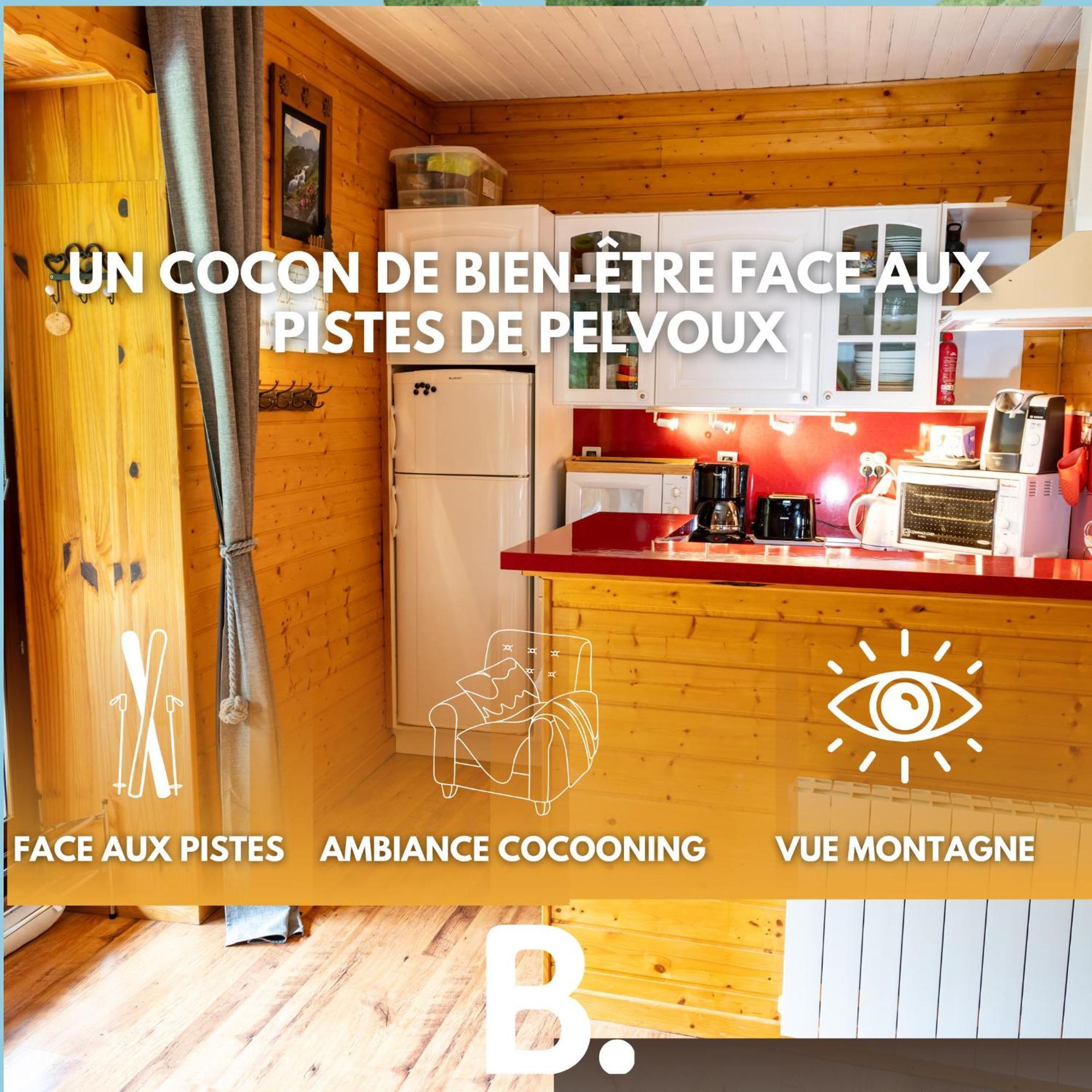 Ecrins De Cocon - Parc National Des Ecrins Apartment Pelvoux Bagian luar foto